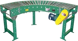 ACSI Product Model:  "190CLR" - Medium Duty V-Belt Driven Curve Conveyor