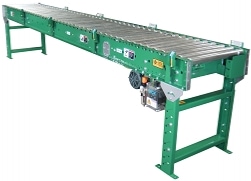 ACSI Model:  190LSE - Line Shaft Live Roller Photo Eye Controlled Accumulating Conveyor