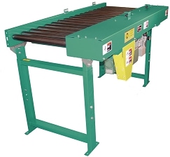ACSI Product Model:  "22ACDE" - Medium Duty Chain Driven Air Operated Photo Eye Controlled Accumulating Roller Conveyor