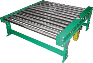 ACSI Product Model:  "251CDE" - Heavy Duty Chain Driven Photo Eye Controlled Pallet Accumulating Live Roller Conveyor